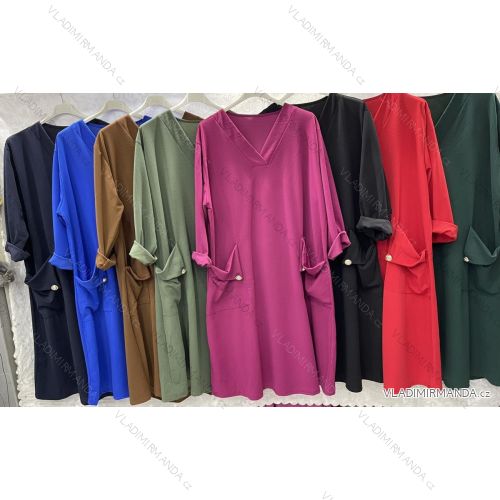 Tunic / blouse long sleeve women's oversized (3XL / 4XL ONE SIZE) ITALIAN FASHION IMWQ2191650
