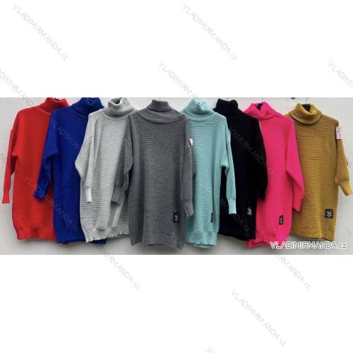 Women's warm long sleeve dress (S/M ONE SIZE) ITALIAN FASHION IMC23376
