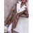 Women's Button Down Fluffy Coat (S/M/L ONE SIZE) ITALIAN FASHION IMD22962
