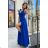 Women's Plus Size (42-46) Long Elegant Party Sleeveless Dress POLISH FASHION PMLBC23265-10