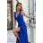 Women's Plus Size (42-46) Long Elegant Party Sleeveless Dress POLISH FASHION PMLBC23265-10