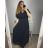 Women's Plus Size Dress Long Elegant Casual Short Sleeve (2XL/3XL ONE SIZE) ITALIAN FASHION IM423ISABELA L/XL light purple