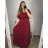 Women's Plus Size Dress Long Elegant Casual Short Sleeve (2XL/3XL ONE SIZE) ITALIAN FASHION IM423ISABELA L/XL light purple