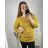 Women's Plus Size Warm Long Sleeve Dress (XL/2XL/3XL ONE SIZE) ITALIAN FASHION IM423450