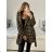 Women's Button Up Fluff Coat With Hood (S/M/L ONE SIZE) ITALIAN FASHION IM423600