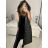 Women's elegant party long sleeve dress (S/M ONE SIZE) ITALIAN FASHION IM322282 M Brown