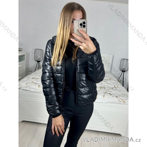 Women's Autumn/Winter Short Jacket (S-2XL) POLISH FASHION IMWMN23L22-9866-1 black XL