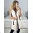 Women's hooded vest (XS-2XL) ITALIAN FASHION PIU ANNA PIU ANNA PMW22XH2298 Cream M