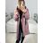 Tričko elegantní dlouhý rukáv dámské (UNI S/M) ITALSKÁ MÓDA IMM20954 Old-pink 44