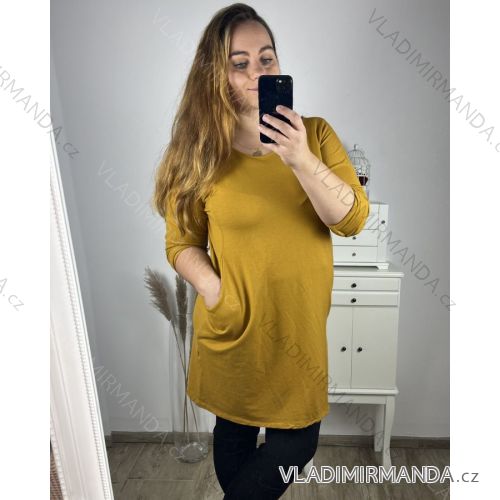 Tunic shirt long sleeve ladies (uni xl-3xl) ITALIAN Fashion IM720024