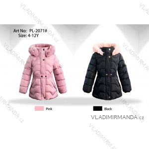 Winter jacket with hood for children, teenagers, girls (4-12 years) ACTIVE SPORTS ACT23PL-2071