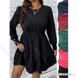 Women's Plus Size Short Sleeve Dress (3XL/4XL ONE SIZE) ITALIAN FASHION IMWT23201