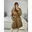 Women's Fluffy Long Sleeve Coat (S/M/L ONE SIZE) ITALIAN FASHION IMC23427