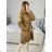 Women's Fluffy Long Sleeve Coat (S/M/L ONE SIZE) ITALIAN FASHION IMC23427 M / L black