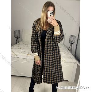 Women's Button Down Fluffy Coat (S/M/L ONE SIZE) ITALIAN FASHION IMD22962