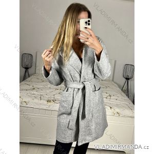 Women's Button Down Fluffy Coat (S/M/L ONE SIZE) ITALIAN FASHION IMD22962