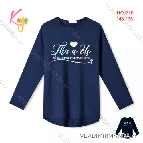 T-shirt long sleeve youth boy (146-176) KUGO HC0761