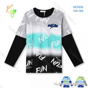 Boys long sleeve shirt (134-164) KUGO HC0721