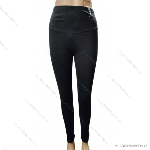 Legíny dlouhé zatepletné  dámské (XL,2XL,3XL,4XL) D.D. STYLE  DDS23A571 black 2XL