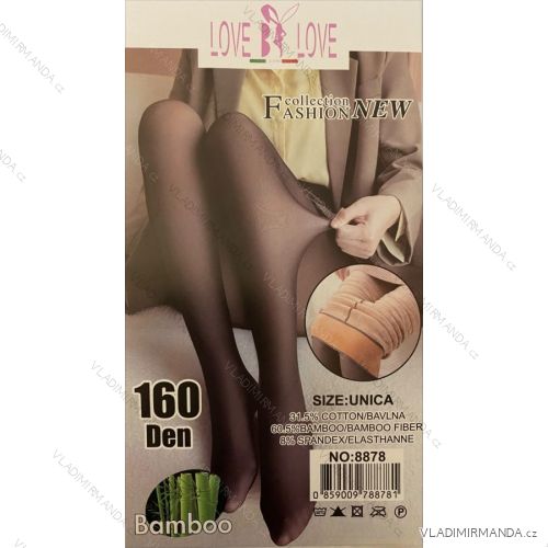 Long Bamboo 160 DEN Women's Tights Leggings (S/M) TURKISH FASHION TMWL238878
