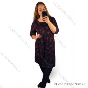 Women's Elegant Sheath Long Sleeve Dress (46,48,50,52,54) POLISH FASHION PMWHB23006/DU