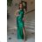 Women's Plus Size (42-46) Long Elegant Party Sleeveless Dress POLISH FASHION PMLBC23265-10