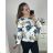 Women's Plus Size Long Sleeve Tunic (3XL/4XL/5XL ONE SIZE) ITALIAN FASHION IM423CALIFORNIA