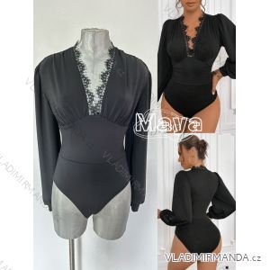 Women's long sleeve bodysuit (S/M ONE SIZE) ITALIAN FASHION IMWMY234348