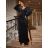 Women's Long Long Sleeve Party Dress (S/M ONE SIZE) ITALIAN FASHION IMM23056