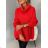 Women's Knitted Thin Long Sleeve Sweater (S/M ONE SIZE) ITALIAN FASHION IMWL233225