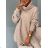 Women's Knitted Thin Long Sleeve Sweater (S/M ONE SIZE) ITALIAN FASHION IMWL233225