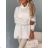 Women's Knitted Thin Long Sleeve Sweater (S/M ONE SIZE) ITALIAN FASHION IMWL233225