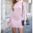 Women's Long Chiffon Short Sleeve Dress (S/M ONE SIZE) ITALIAN FASHION IMWGS231048