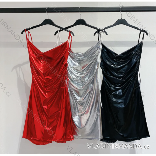 Women's Long Chiffon Short Sleeve Dress (S/M ONE SIZE) ITALIAN FASHION IMWGS231048
