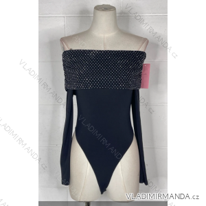 Women's long sleeve bodysuit (S/M ONE SIZE) ITALIAN FASHION IMPBB23A12495