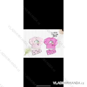 Long-sleeved pajamas for children, teenagers, girls (116-146) SEASON SEZ22PZ-2603