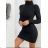 Women's Long Sleeve Leather Jacket (S-XL) ITALIAN FASHION IMM23MS228058
