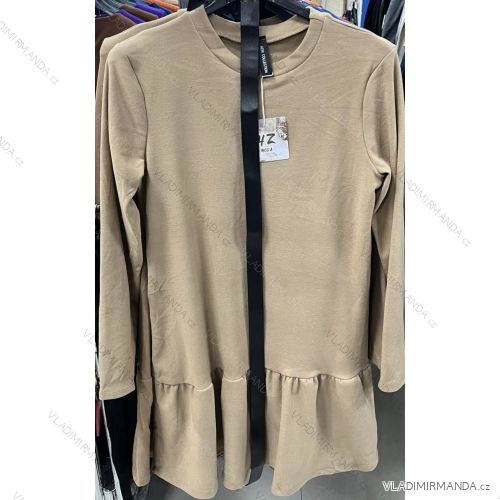 Women's Elegant Long Sleeve Dress (S/M ONE SIZE) ITALIAN FASHION IMM23M6062