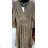 Women's Long Long Sleeve Party Dress (S/M ONE SIZE) ITALIAN FASHION IMM23056