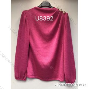 Women's Long Sleeve Knitted Sweater (S/M ONE SIZE) ITALIAN FASHION IMM22FD9073