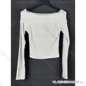 Women's Long Sleeve Knitted Sweater (S/M ONE SIZE) ITALIAN FASHION IMPBB23S4585