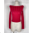 Women's Long Sleeve Knitted Sweater (S/M ONE SIZE) ITALIAN FASHION IMPBB23S4585