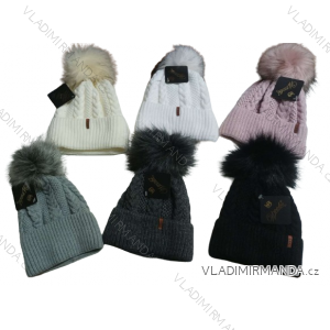Winter hat with pompon women (ONE SIZE) WROBI PV923272
