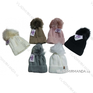 Winter hat with pompon women (ONE SIZE) WROBI PV923276