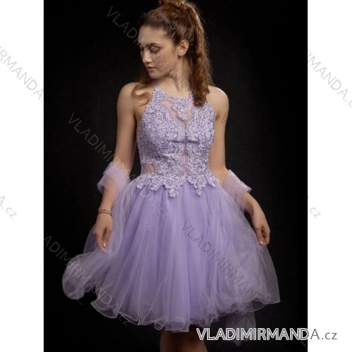 Women's strapless tulle party dress (S/M/L ONE SIZE) ITALIAN FASHION IM923001