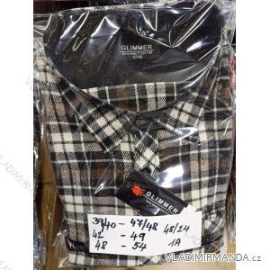 Men's long flannel shirts (48/49-53/54) GLIMMER GLI22x-9-7BIG