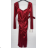 Women's Elegant Knitted Long Sleeve Dress (S/M ONE SIZE) ITALIAN FASHION IMPBB22Y22990