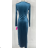 Women's Elegant Knitted Long Sleeve Dress (S/M ONE SIZE) ITALIAN FASHION IMPBB22Y22990