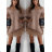 Buttoned Dress with Buttoned Ladies (uni s-m) ITALIAN FASHION IM2203948 Brown S/M