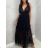Women's Long Stretch Sleeveless Summer Dress (S / M / L ONE SIZE) ITALIAN FASHION IMWC222492